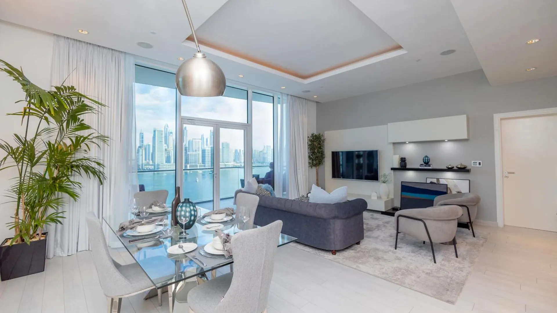 Welhome - Oceanfront Elegance 1Br Apt With Palm & Sea Views Dubai 0*,
